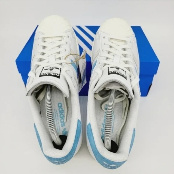 New Adidas Originals Superstar Men's Sneakers Size 10.5 - Picture 6 of 9